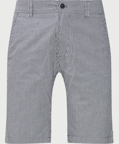 Cusco Seersucker Shorts Slim fit | Cusco Seersucker Shorts | Blå