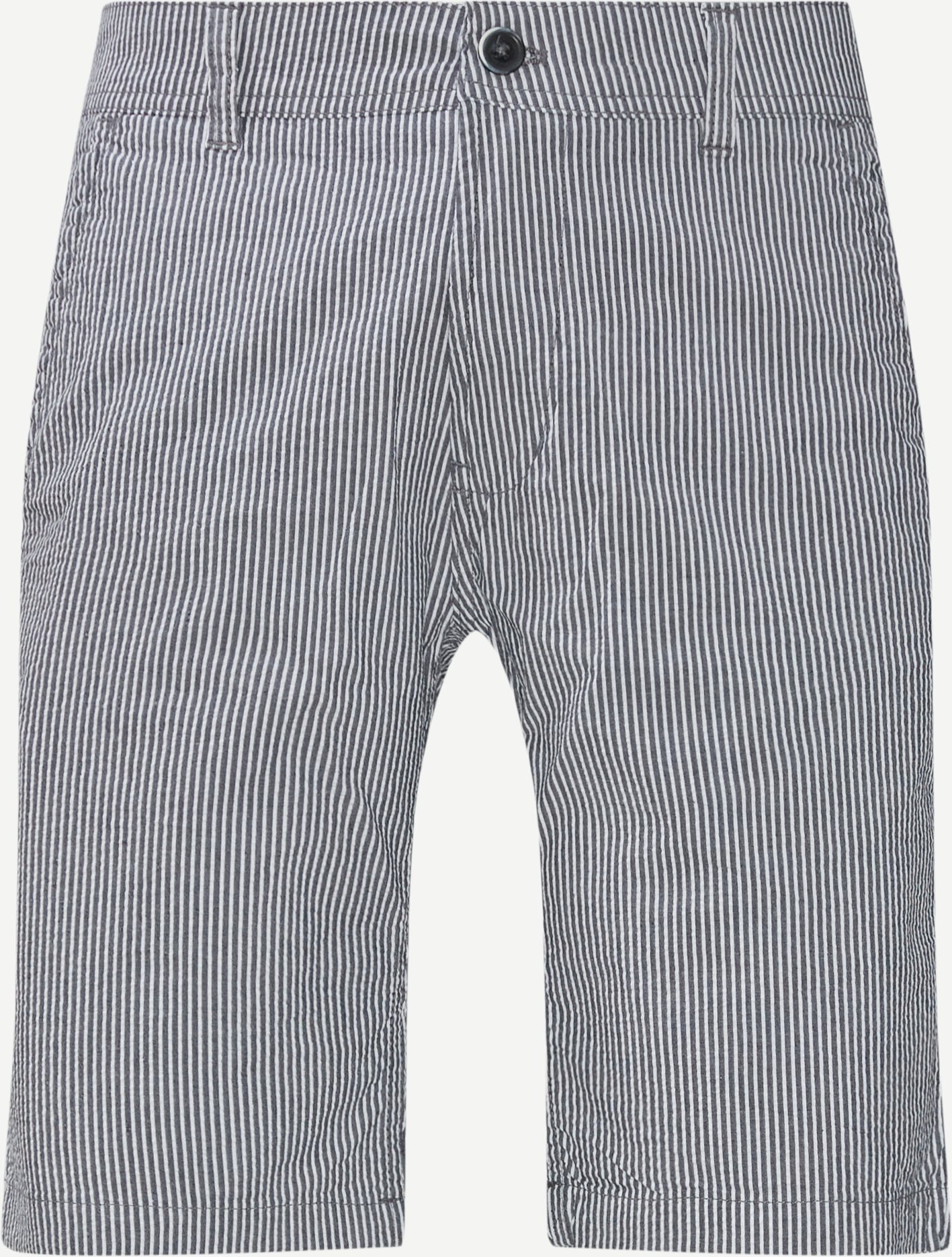 Cusco Seersucker Shorts - Shorts - Slim fit - Blå