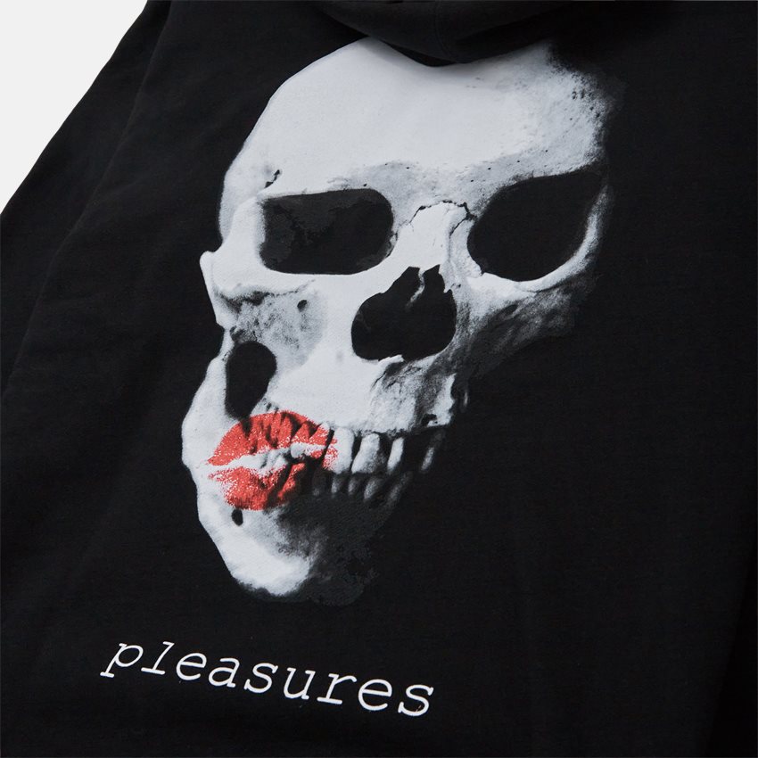 Pleasures Sweatshirts MAKE OUT HOODY BLACK