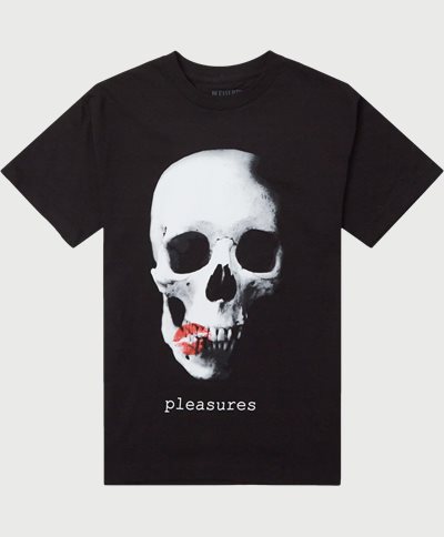 Pleasures T-shirts MAKE OUT TEE Black