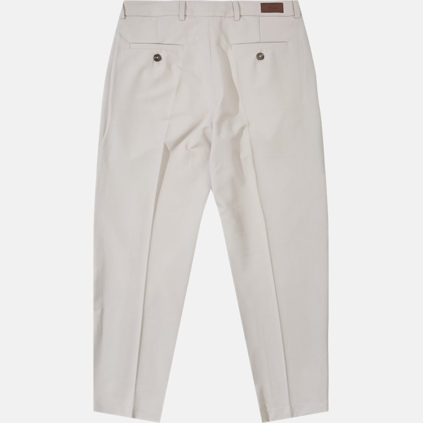 Manors Trousers PLEATED TROUSER SAND