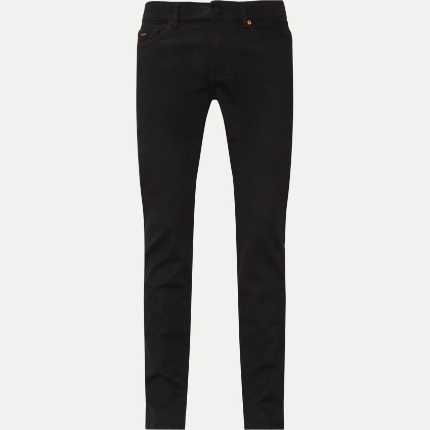BOSS - Slim-fit jeans in comfort-stretch denim with cashmere