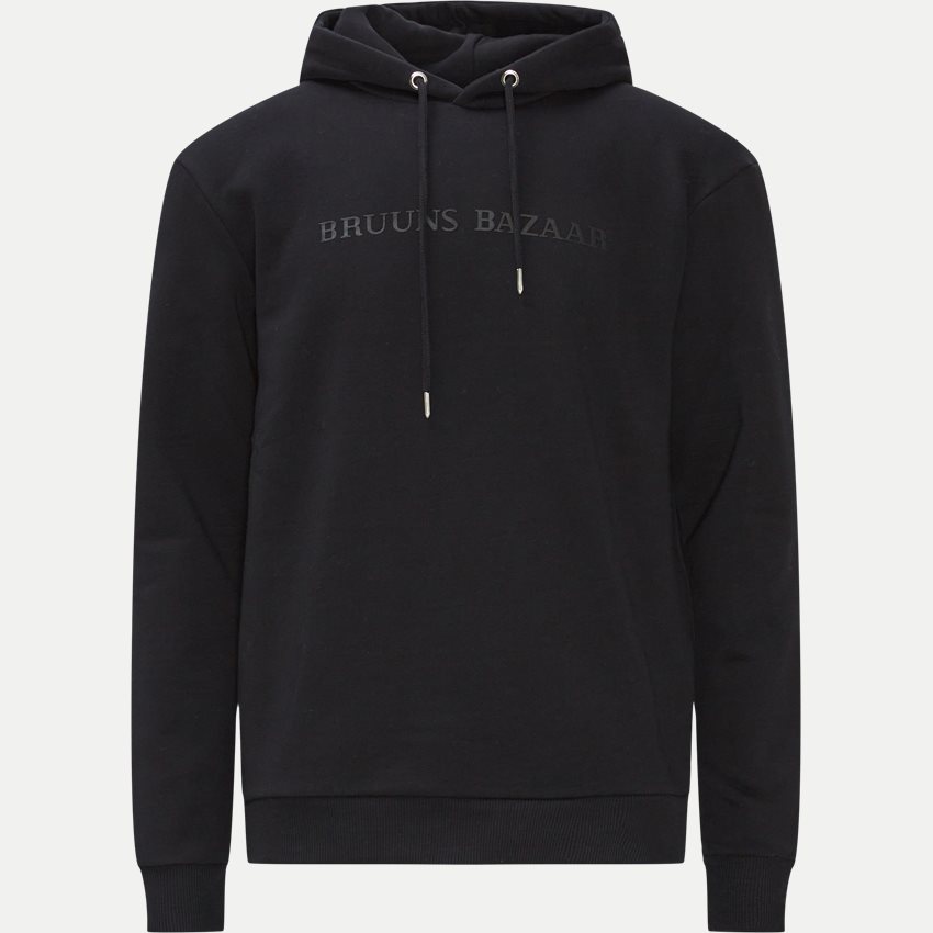 Bruuns Bazaar Sweatshirts BERTIL HOODIE BBM1278 SORT