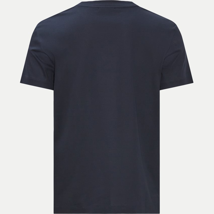 Bruuns Bazaar T-shirts MERCER WIDE O-NECK TEE BBM1347 NAVY