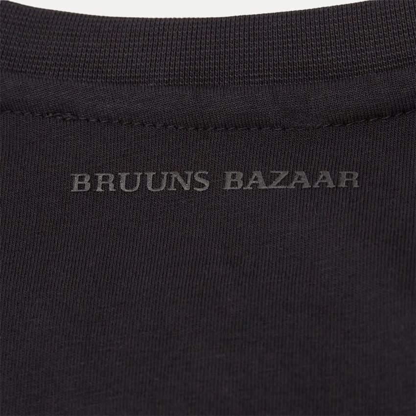 Bruuns Bazaar T-shirts GUSTAV LOGO TEE BBM1415 SORT
