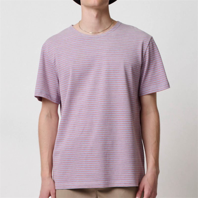 Bruuns Bazaar - Pete Stribed Pique T-Shirt