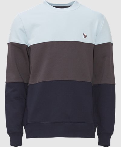 Stripe Sweatshirt Regular fit | Stripe Sweatshirt | Blå