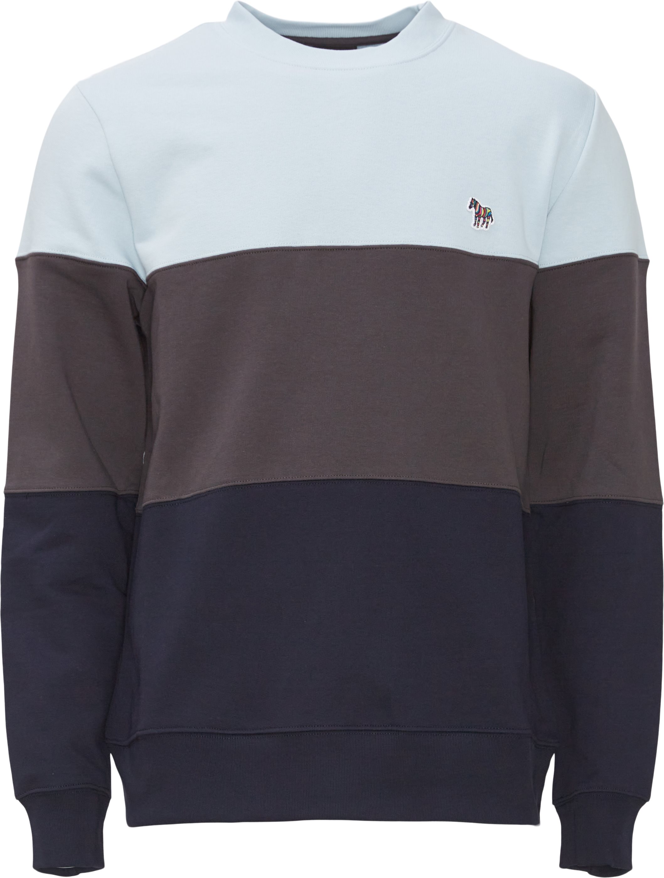 Stripe Sweatshirt - Sweatshirts - Regular fit - Blå