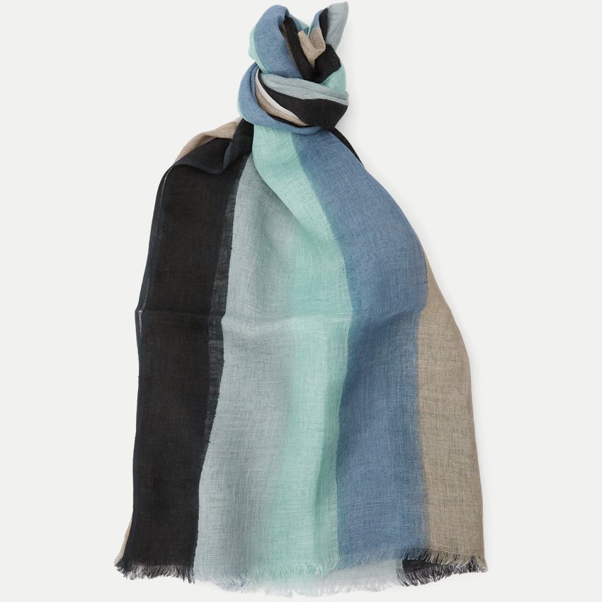 Paul Smith Accessories Scarves 150C H001 NAVY/PETROL/BLUE