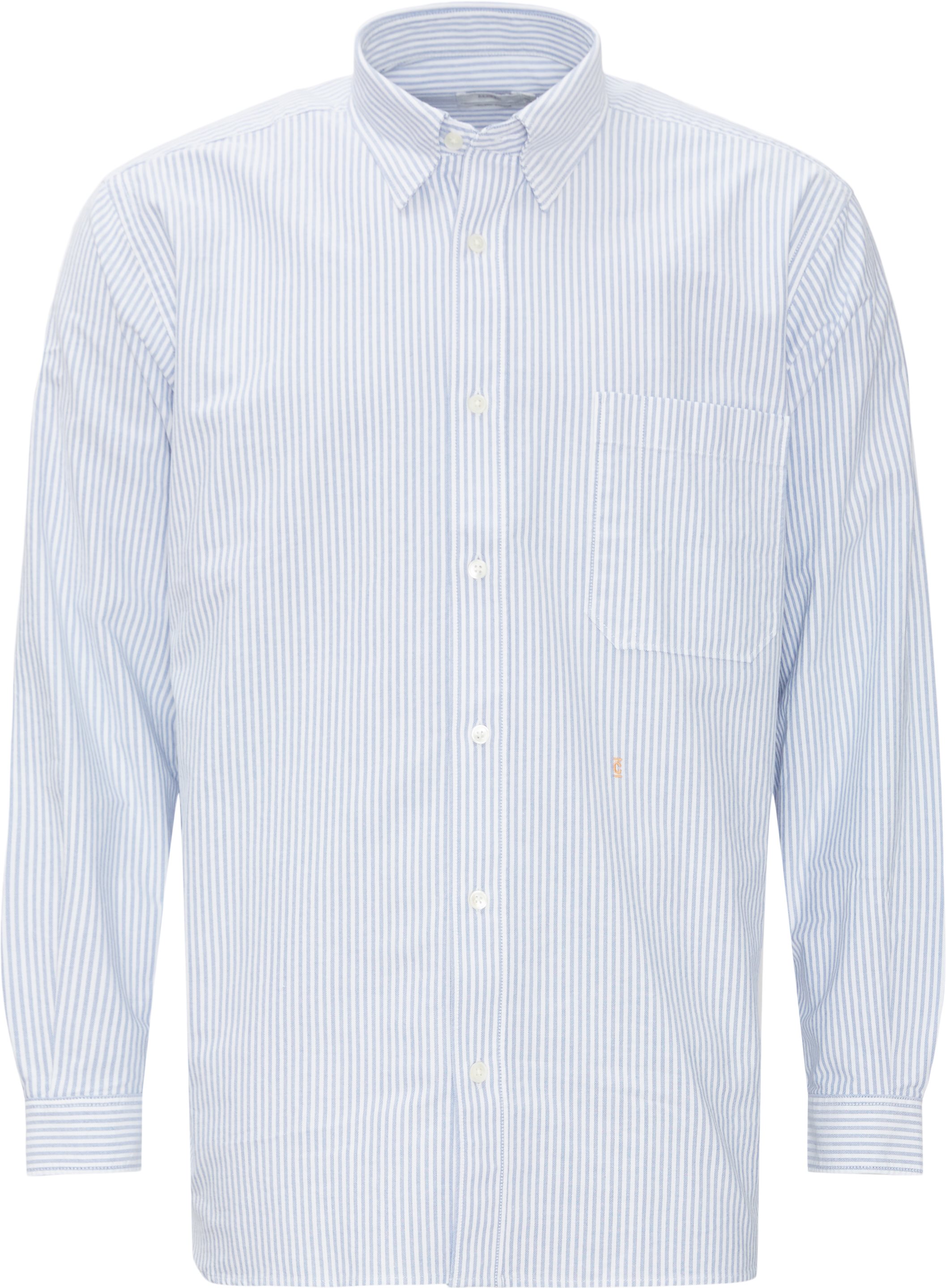 C84938 Stripe Oxford Shirt - Skjorter - Regular fit - Blå