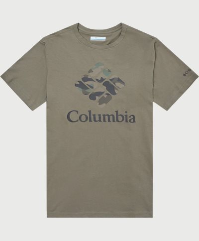 Columbia T-shirts M RAPID RIDGE GRAPHIC TEE Army