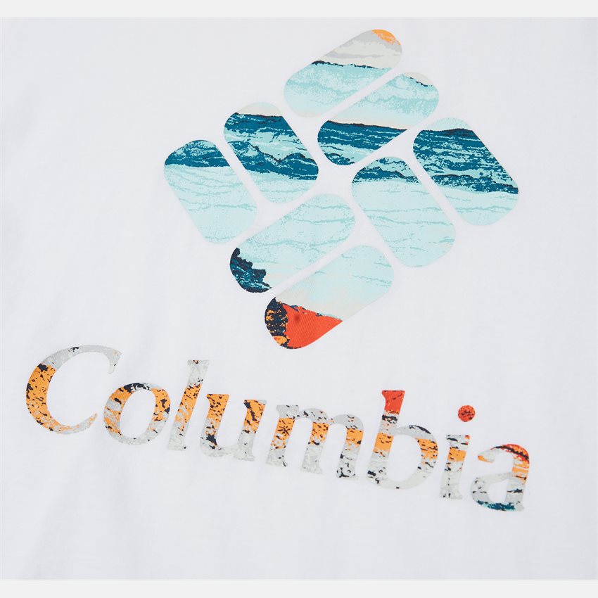 Columbia T-shirts M RAPID RIDGE GRAPHIC TEE HVID