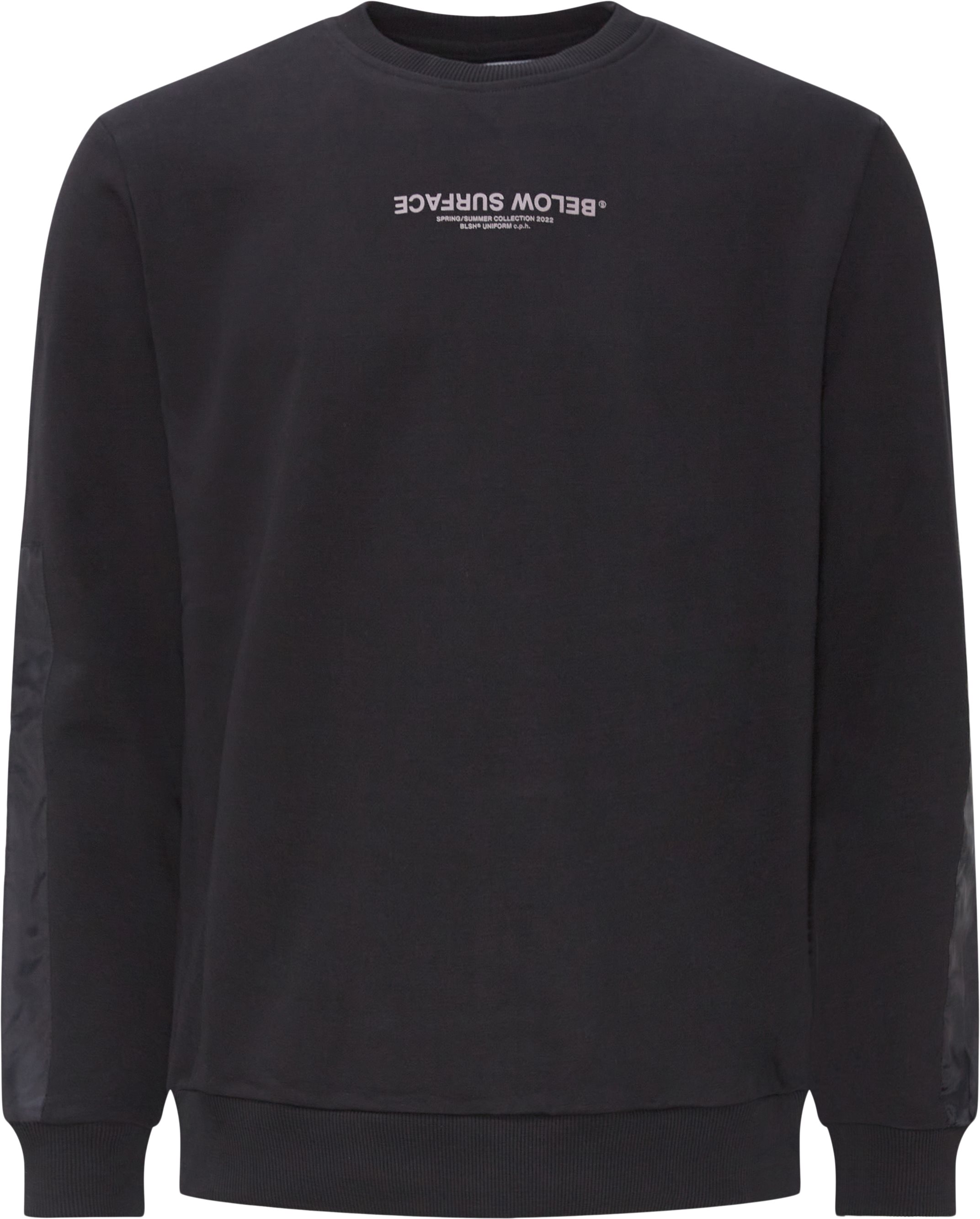 BLS Sweatshirts BELOW SURFACE CREWNECK Black