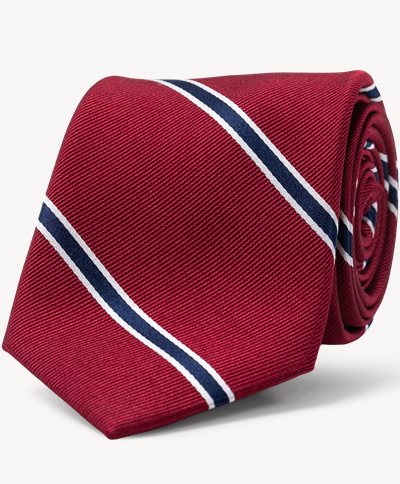 Red White Navy American Silk Tie Red White Navy American Silk Tie | Rød