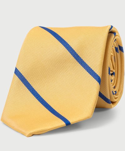 Yellow Blue Single Striped Silk Tie Yellow Blue Single Striped Silk Tie | Gul