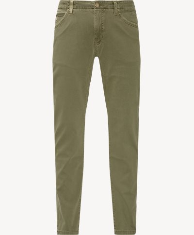 11014 Pan Oxford Pants Regular fit | 11014 Pan Oxford Pants | Green