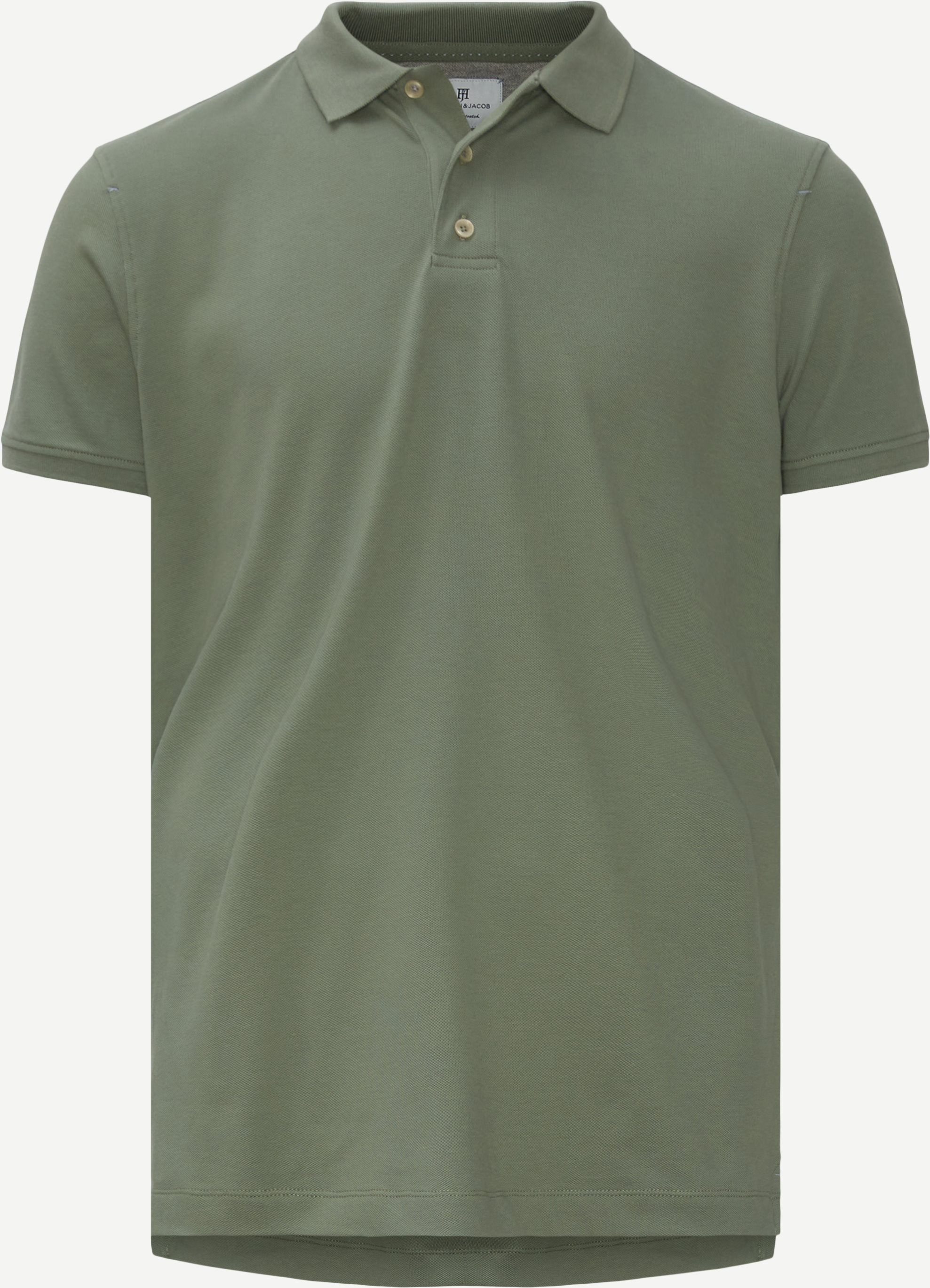11051 Classic Stretch Polo - T-shirts - Regular fit - Grøn