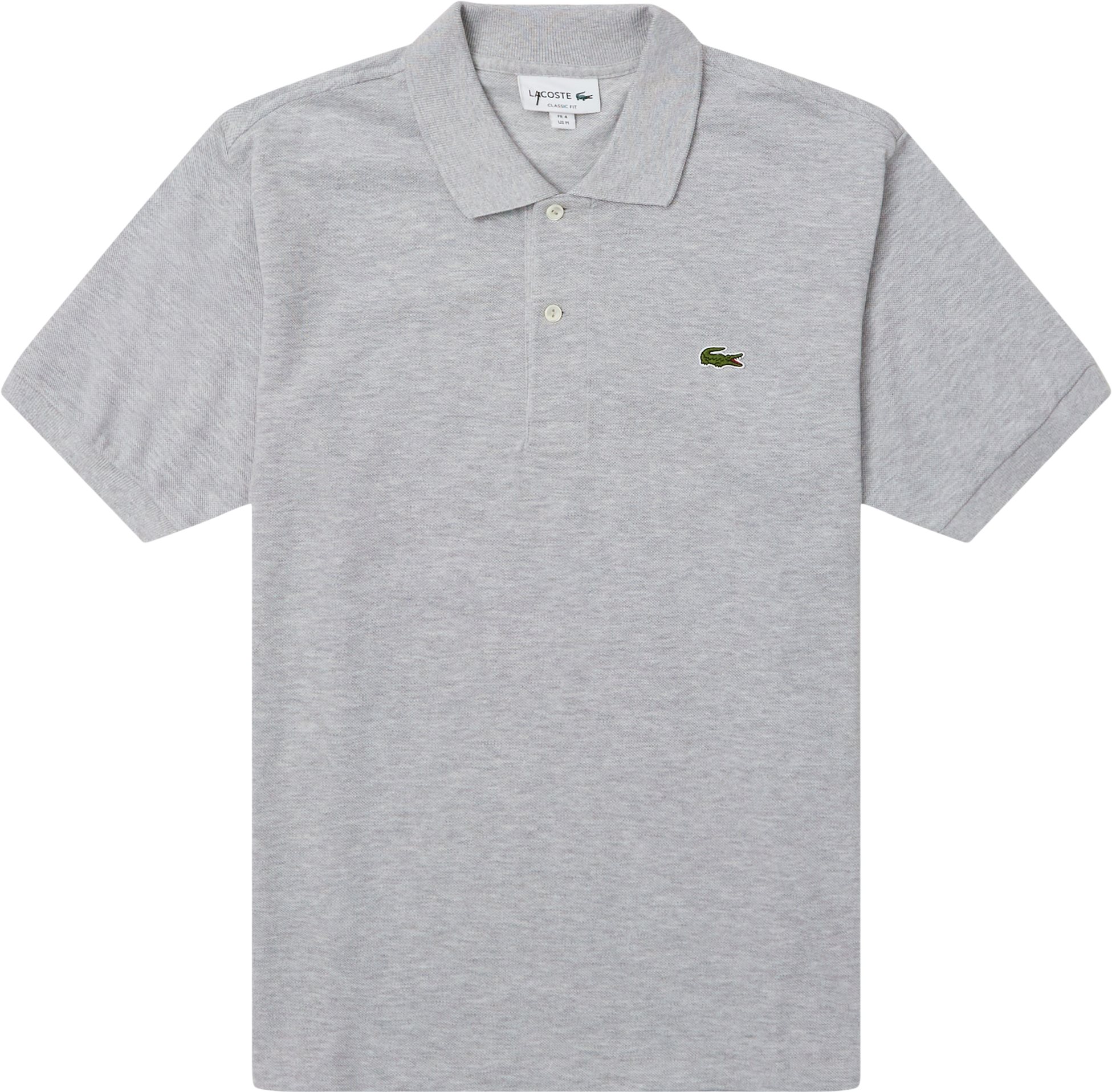 L1264 Polo Tee - T-shirts - Regular fit - Grå