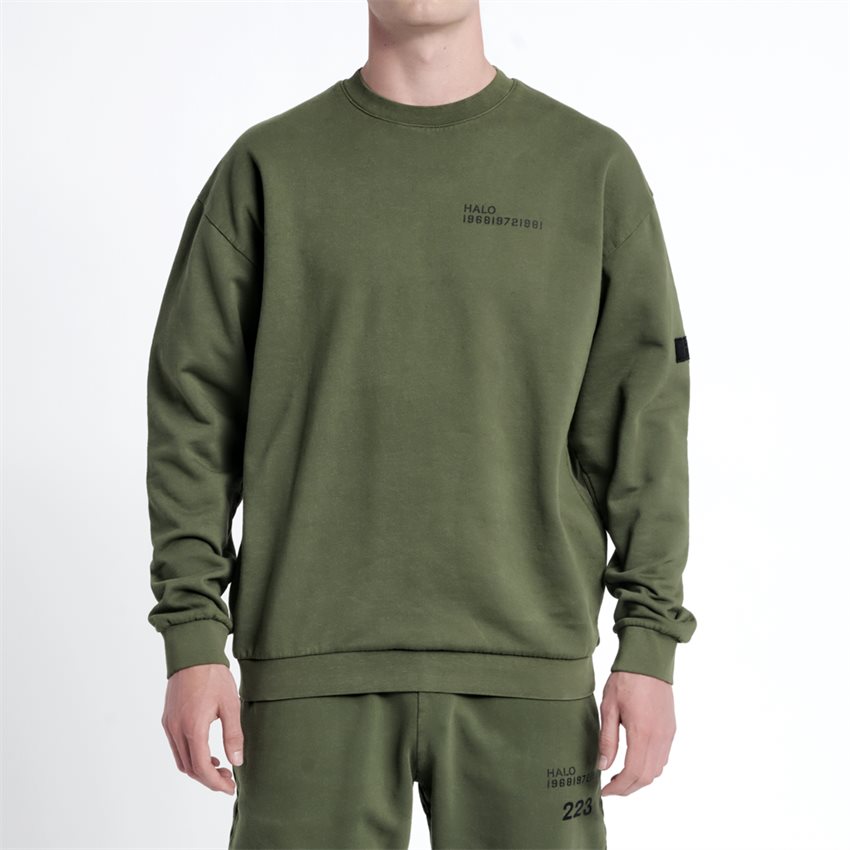 HALO Sweatshirts CREW 610061 ARMY