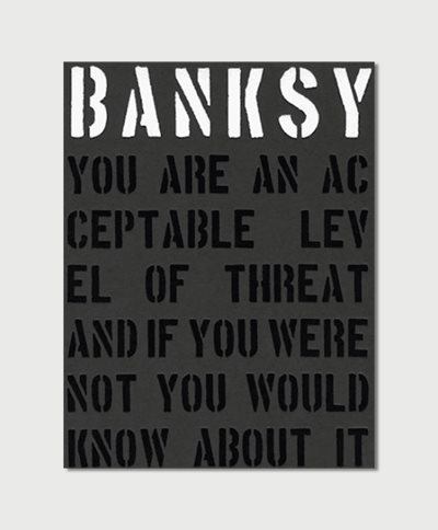 New Mags Accessories BANKSY YOU ARE AN ACCEPTABLE THREAT CBC1000 Hvid