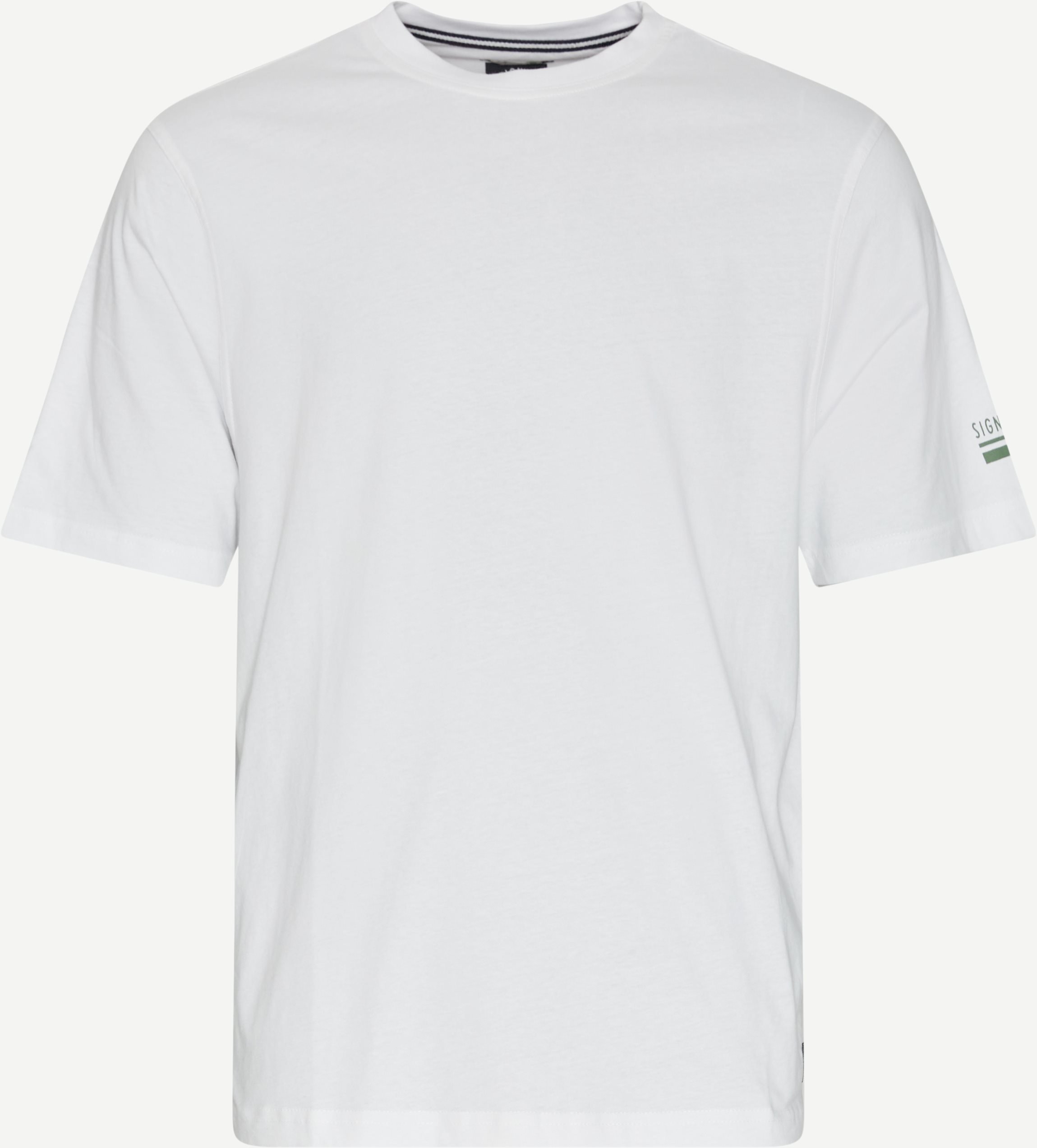 Wayne T-shirt - T-shirts - Regular fit - Hvid