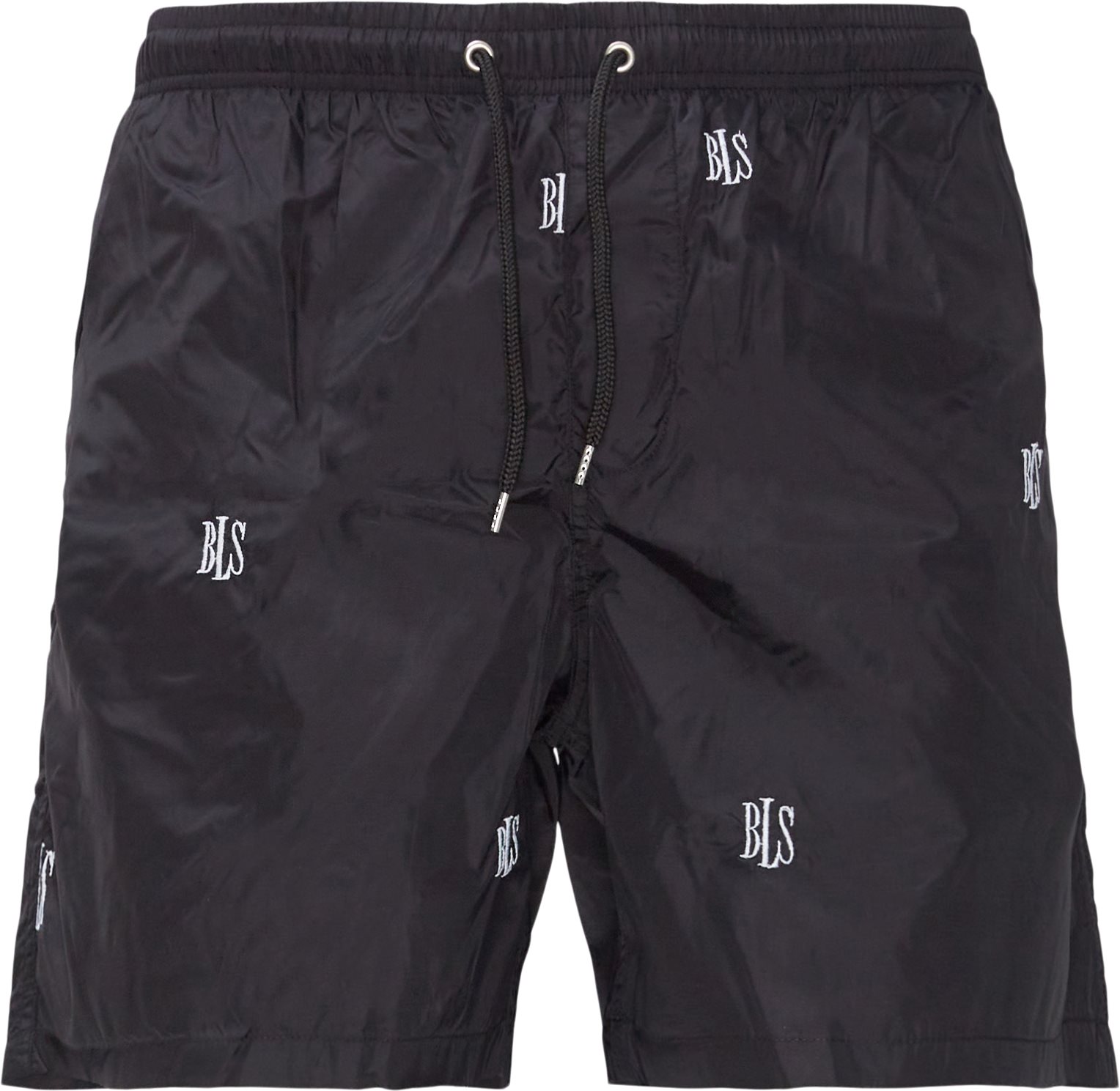 BLS Shorts ALL OVER EMBRODERY SWIM Black