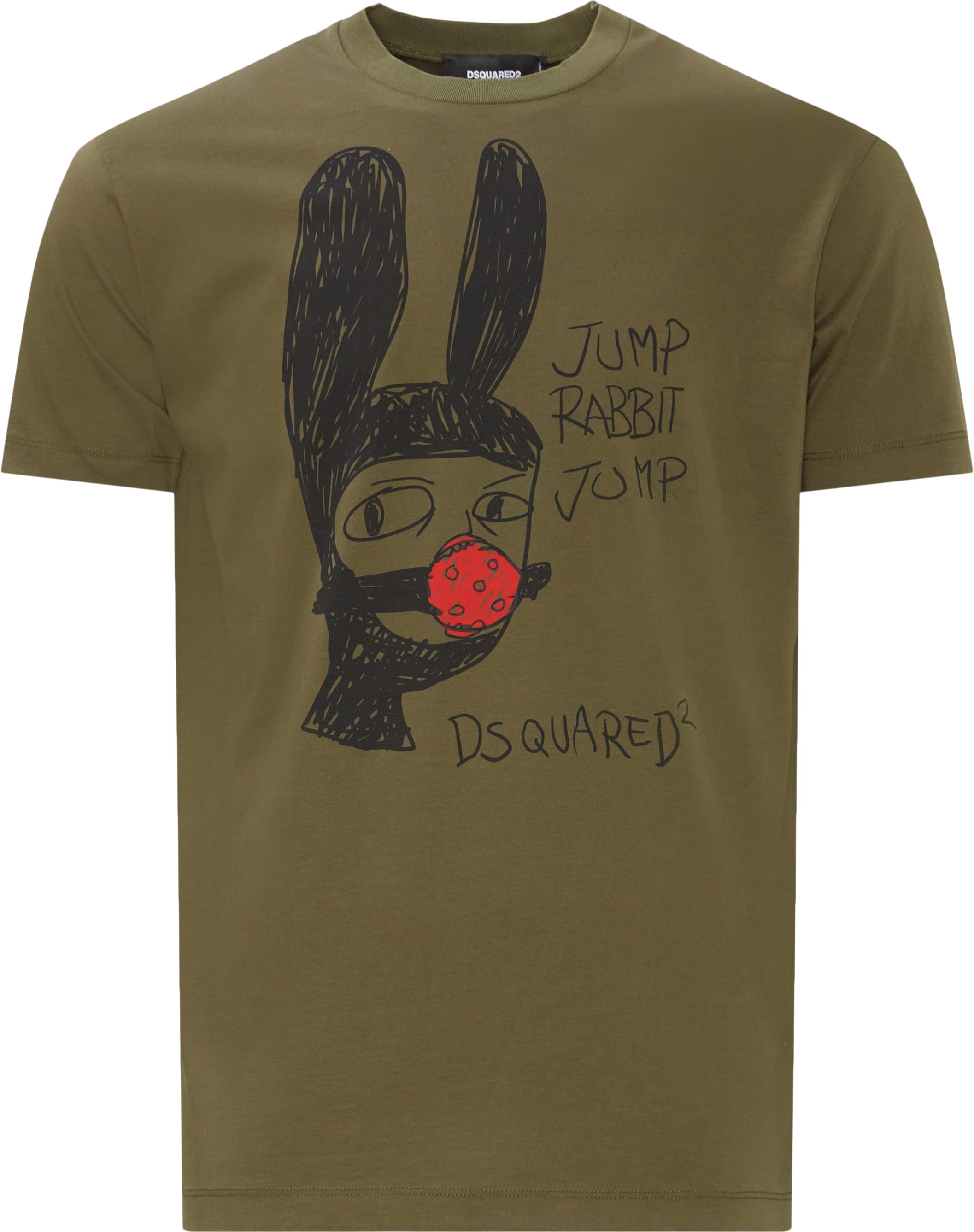 Print T-shirt  - T-shirts - Regular fit - Army