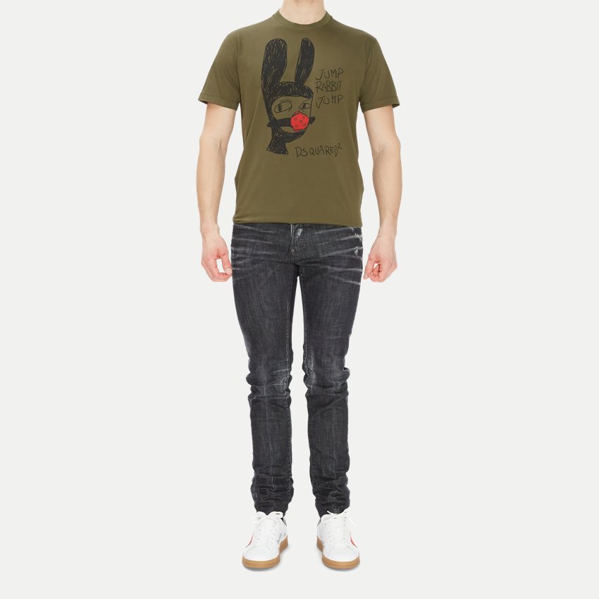 Dsquared2 T-shirts S71GD1145 ARMY