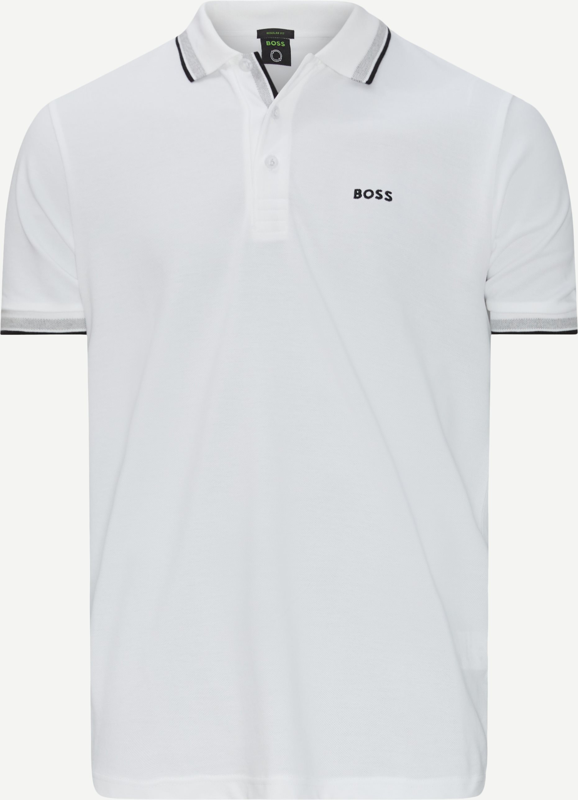 Paddy Pique Polo T-Shirt - T-shirts - Regular fit - Hvid