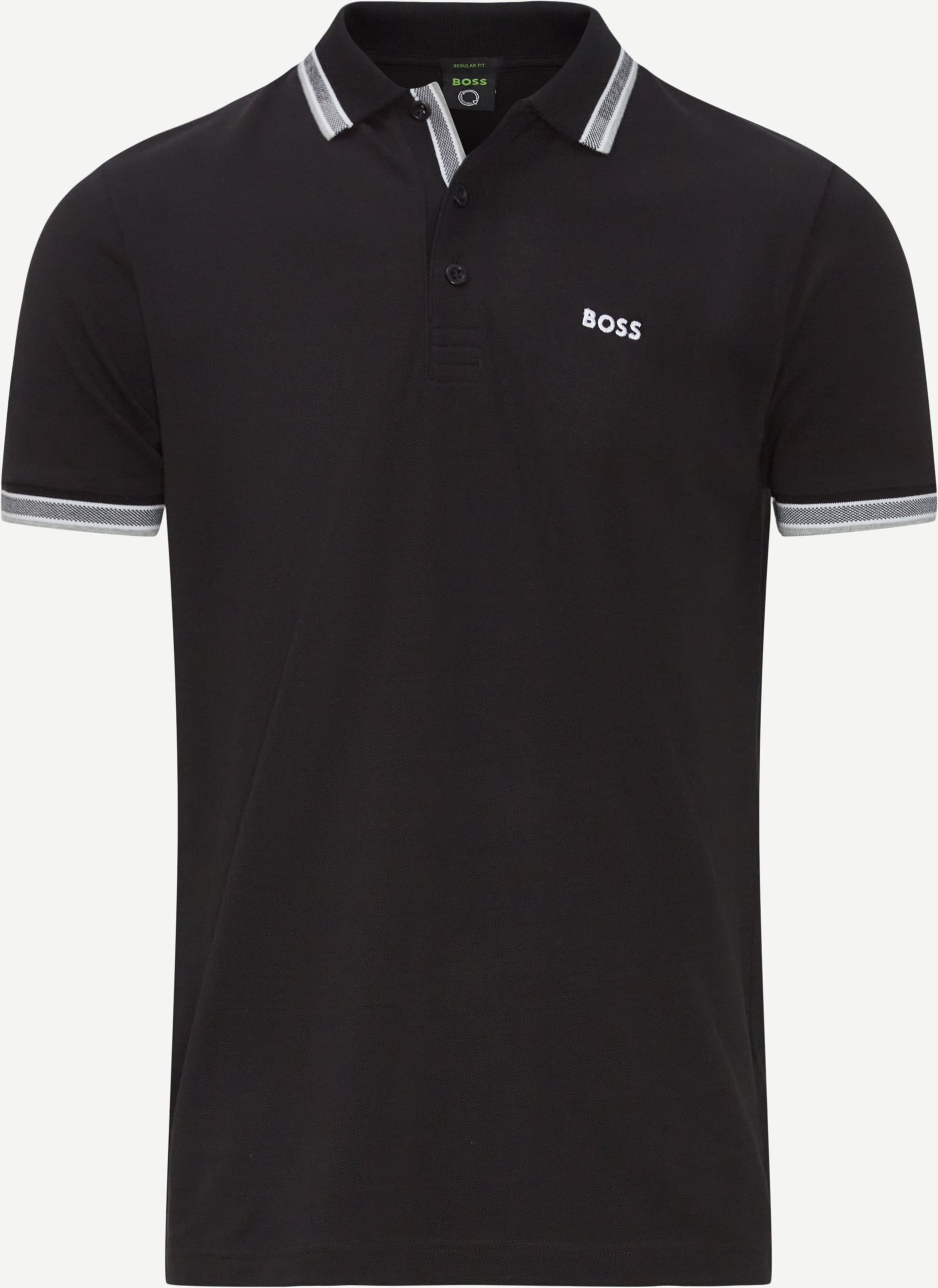 Paddy Pique Polo T-Shirt - T-shirts - Regular fit - Sort