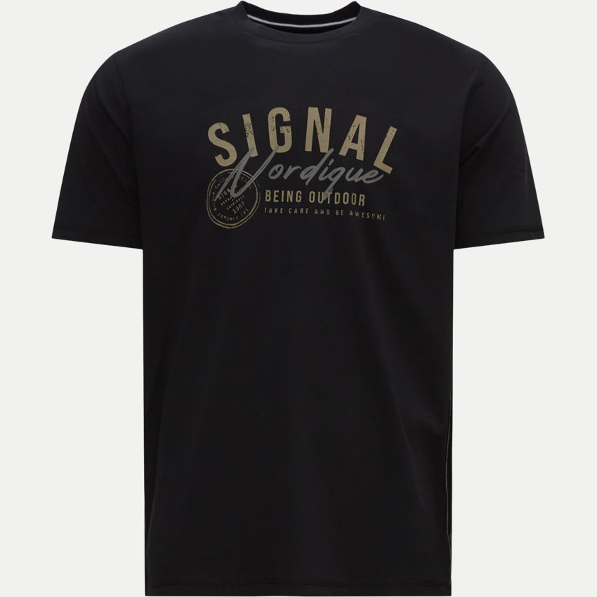 Signal T-shirts KELLER  LOGO BLACK