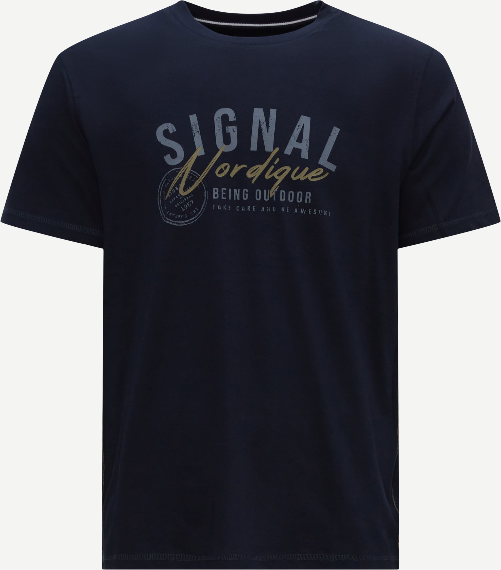 Signal T-shirts KELLER  LOGO Blå