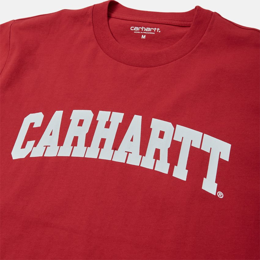 Carhartt WIP T-shirts SS UNIVERSITY I028990 CORNEL/WHITE