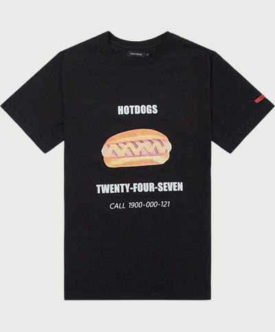 Non-Sens T-shirts HOTDOG Svart