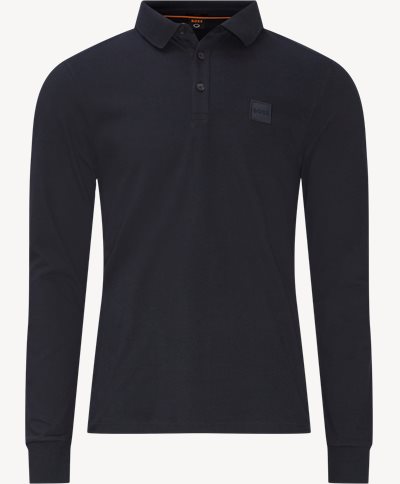 Passerby Long Sleeve Polo Slim fit | Passerby Long Sleeve Polo | Blue