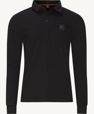 Passerby Long Sleeve Polo Slim fit | Passerby Long Sleeve Polo | Black