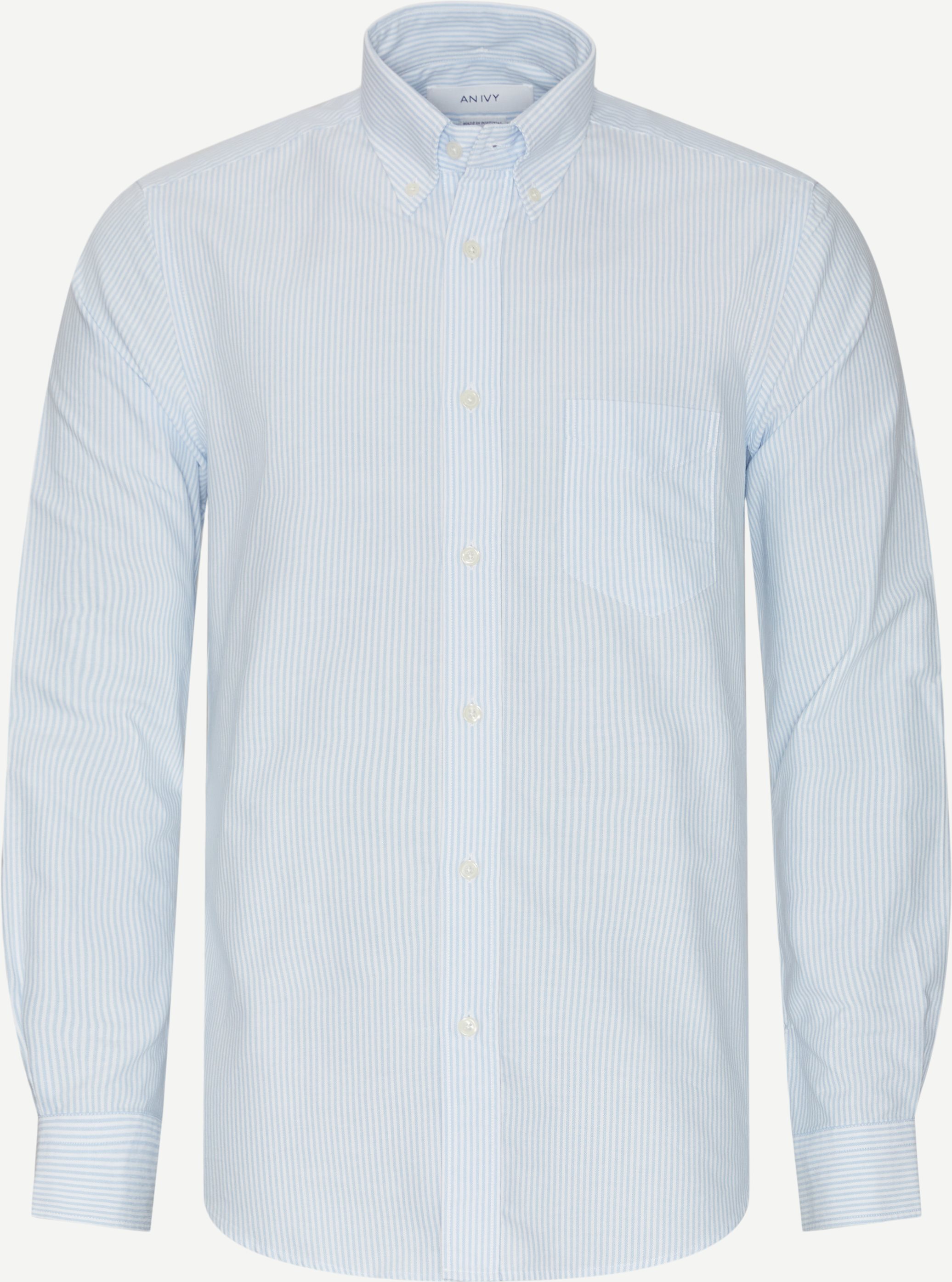 Thin Striped Oxford Shirt - Skjorter - Fitted body fit - Multi