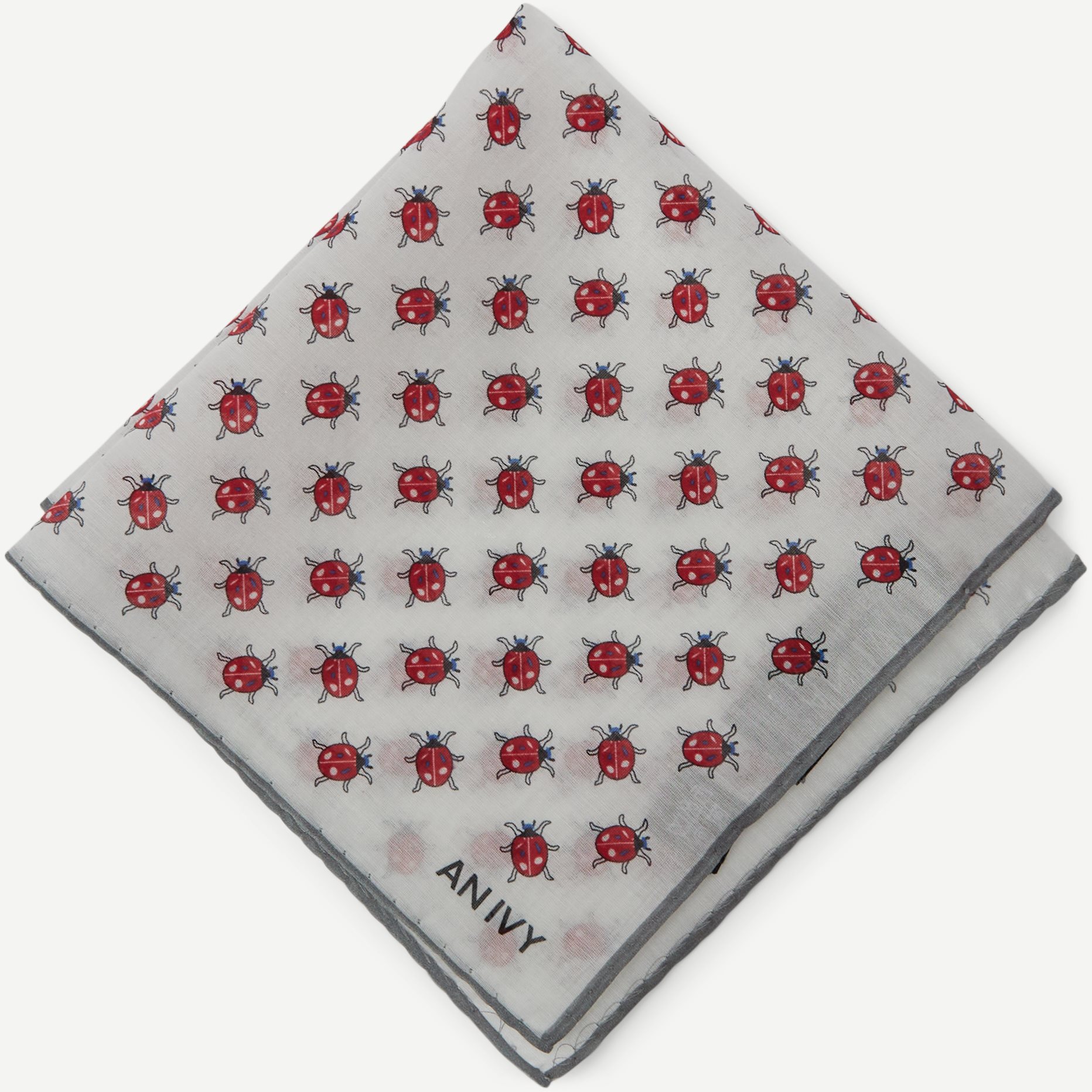 Ladybird Pocket Square - Accessories - Hvid