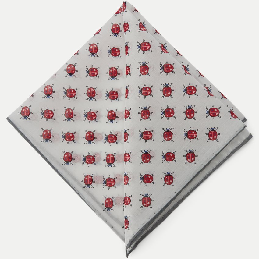An Ivy Accessories LADYBIRD POCKET SQUARES HVID