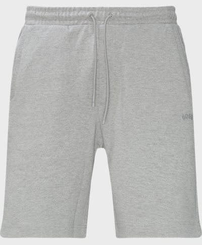BOSS Short Diz212 en coton avec étiquette logo Gris Gris - Vêtements Shorts  / Bermudas Homme 53,69 €