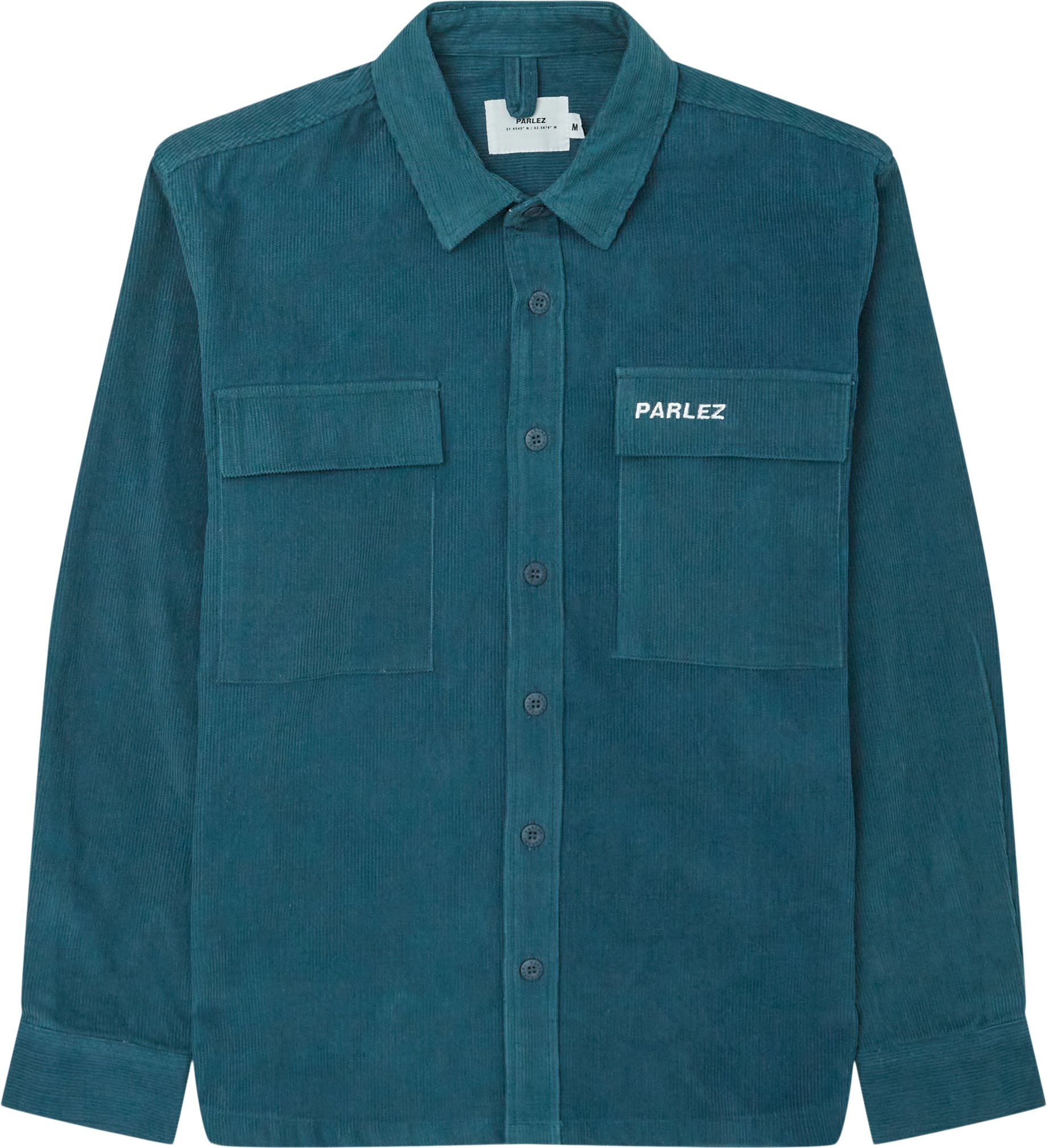 PARLEZ Shirts MAYREAU CORD SHIRT Green
