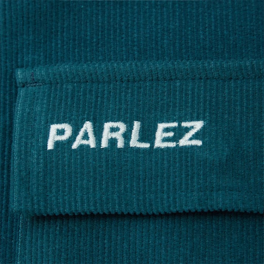 PARLEZ Shirts MAYREAU CORD SHIRT GRØN