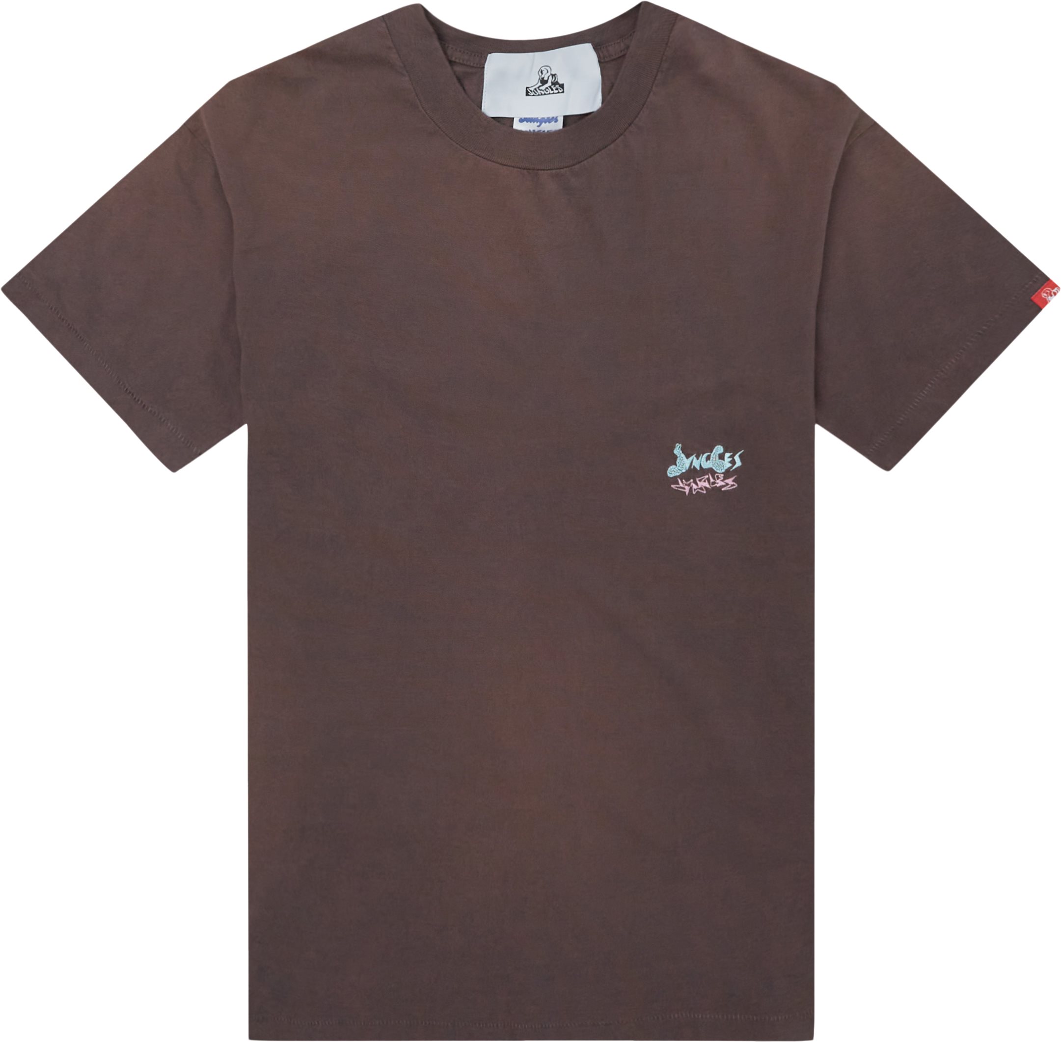 Flex Logo Tee - T-shirts - Regular fit - Brun