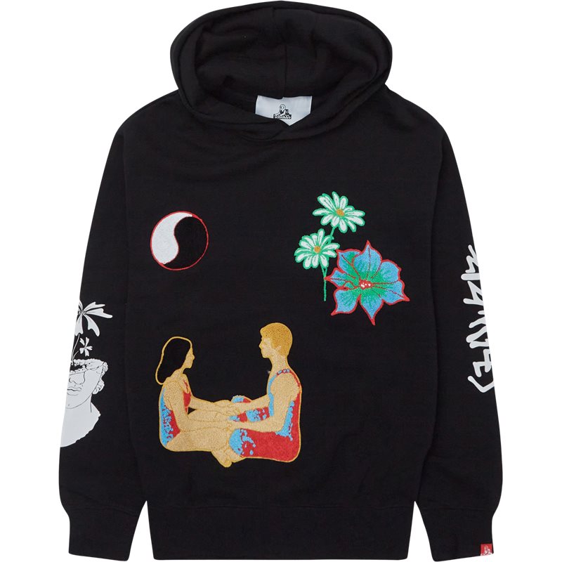 Jungles Jungles Pty Itd Connection Chenille Hoodie Black