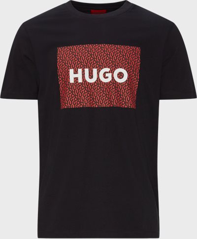 HUGO T-shirts 50471672 DULIE_U223 Svart