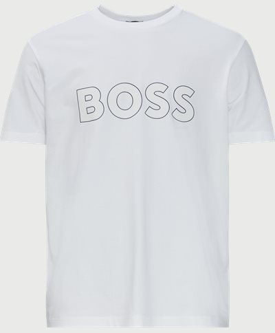 BOSS Athleisure T-shirts 50474232 TEE9 Hvid