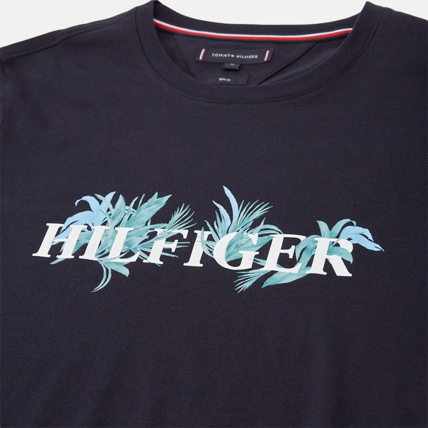 Tommy Hilfiger T-shirts 25662 PALM FLORAL TEE NAVY