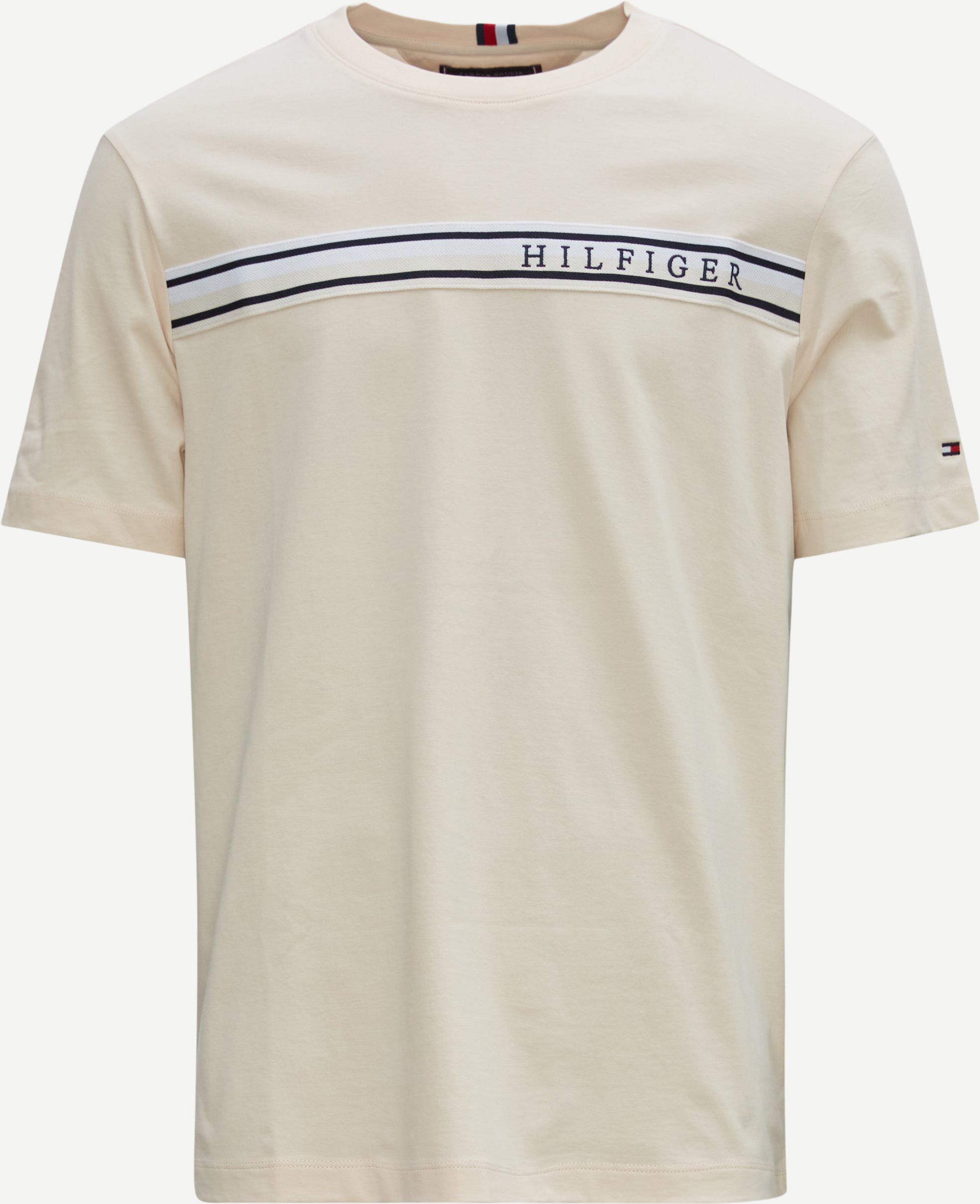 Tommy Hilfiger T-shirts 25951 TAPED HILFIGER TEE Sand