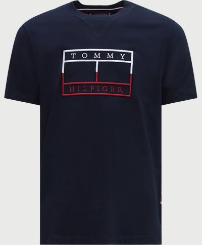 Outline Linear Flag T-shirt Regular fit | Outline Linear Flag T-shirt | Blå