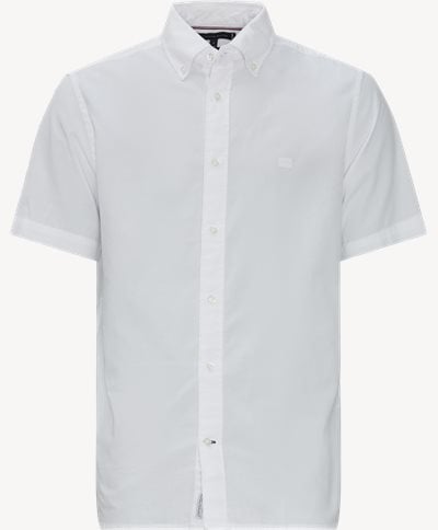 Naturlig mjuk poplin kortärmad skjorta Regular fit | Naturlig mjuk poplin kortärmad skjorta | Vit